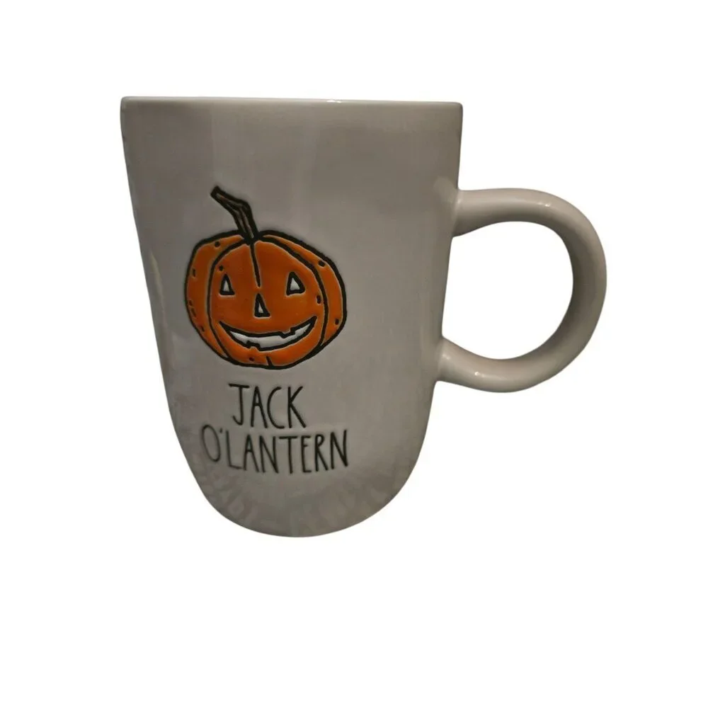 NWT Rae Dunn Jack O'Lantern Icon Halloween Coffee Mug